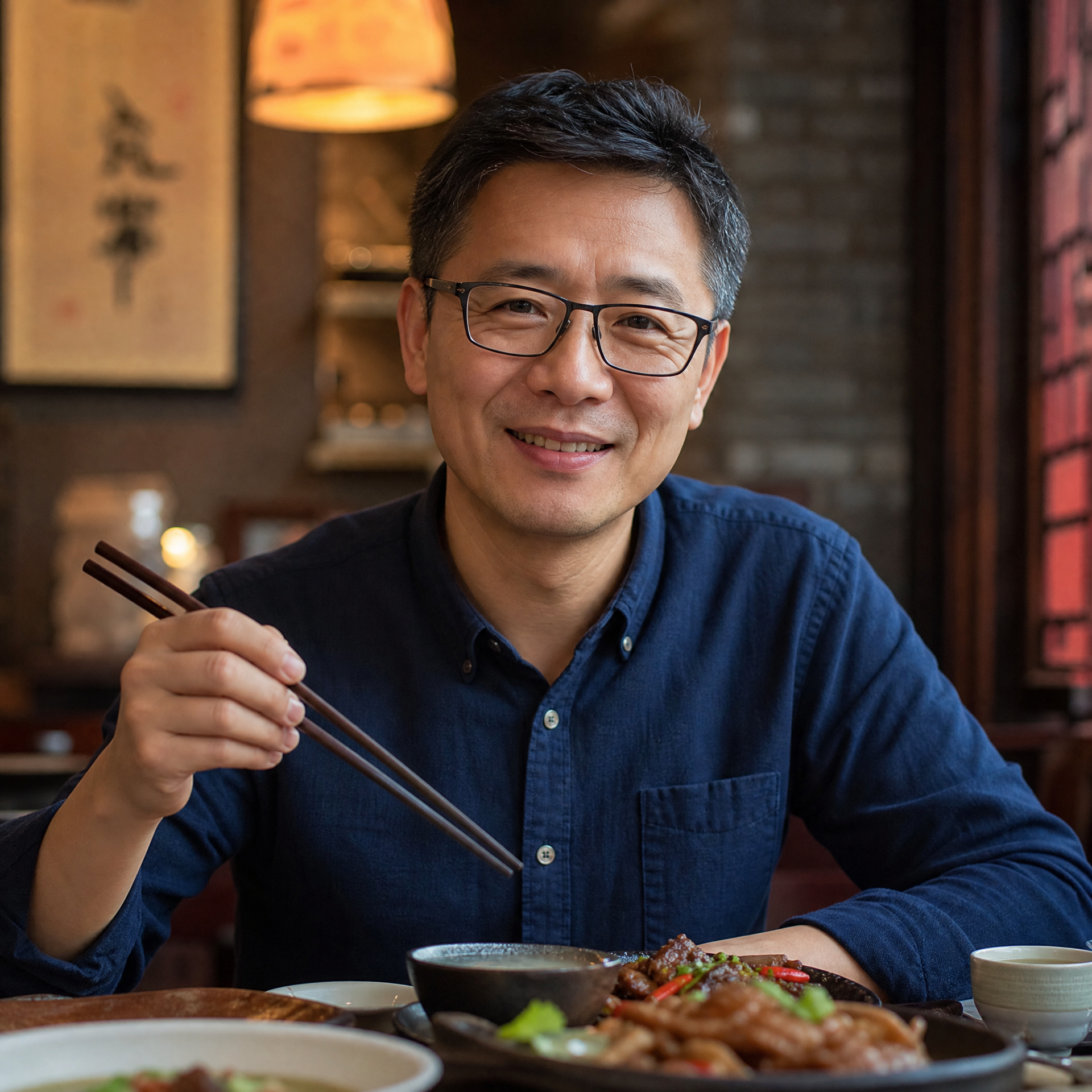 美食创作者老饕先生头像